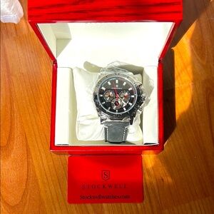 GORGEOUS MENS STOCKWELL CHRONOGRAPH LIMITED EDITION MOTOR SPORTS WATCH  NEW